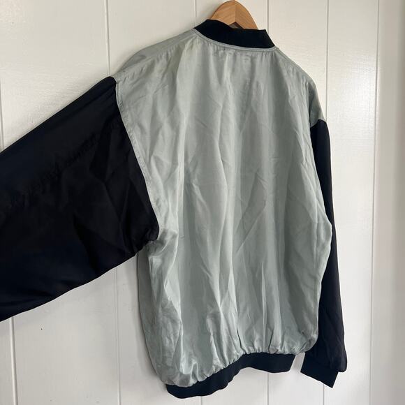 Vintage Logo Visions Mens 100% Silk Lightweight FREMONT HOTEL CASINO Jacket M - Picture 5 of 9